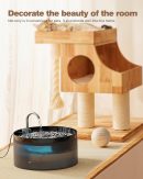 Cat Water Fountain:108oz/3.2L Cat Fountain Super Silent Pet Water Fountain - Water Fountains for Cats Indoor - Faucet Cat Fountain - Quiet Water Pump - Suitable for Cats and Dogs -